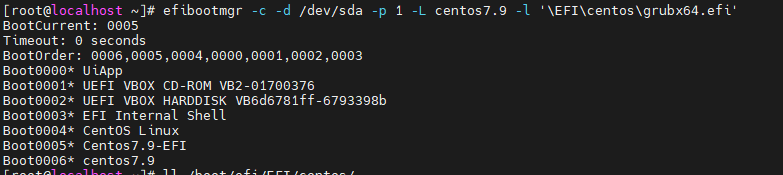 CentOS7中使用efibootmgr管理UEFI启动项CentOS7中使用efibootmgr管理UEFI启动项
